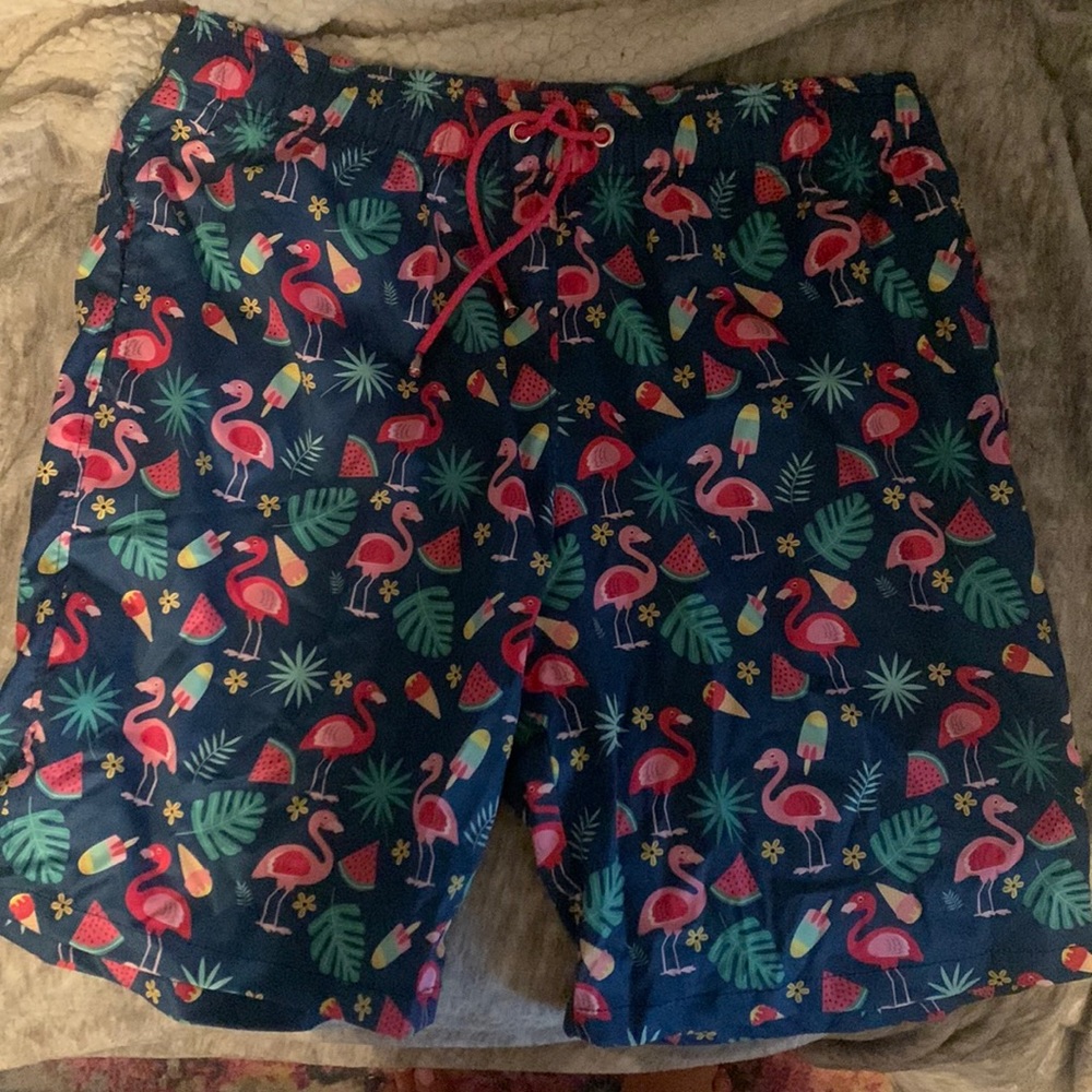 Never worn brand new mens swim trucks! Custom made.